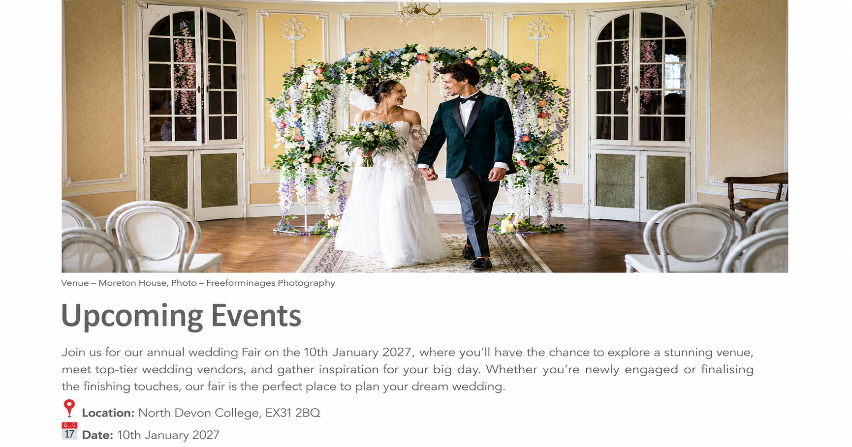 North Devon Wedding Network Event